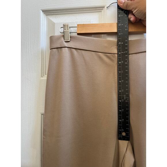Eileen Fisher Camel Ponte Knit Elastic Waistband Pant Size Small 31 Inch Inseam - Picture 9 of 12